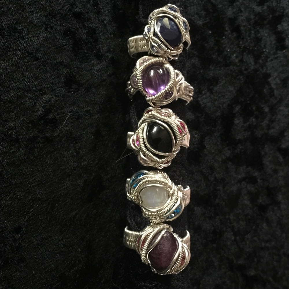 Gemstone rings